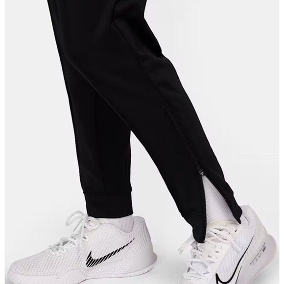 Nike Court Dri-Fit Knit Tennis Pants Sports Outdoors Black Women’s Size Medium - Picture 5 of 16